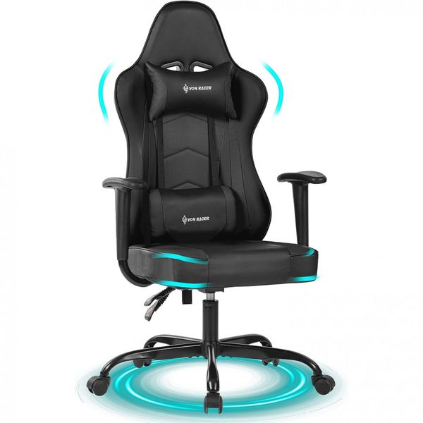 Blue-Whale-Cadeira-Gamer-Ergonomica-Ajustavel-com-Apoio-para-foto-0