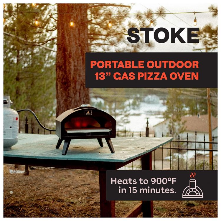 Stoke-Forno-de-Pizza-Portatil-a-Carvao-Pizzas-de-ate-com-foto-1