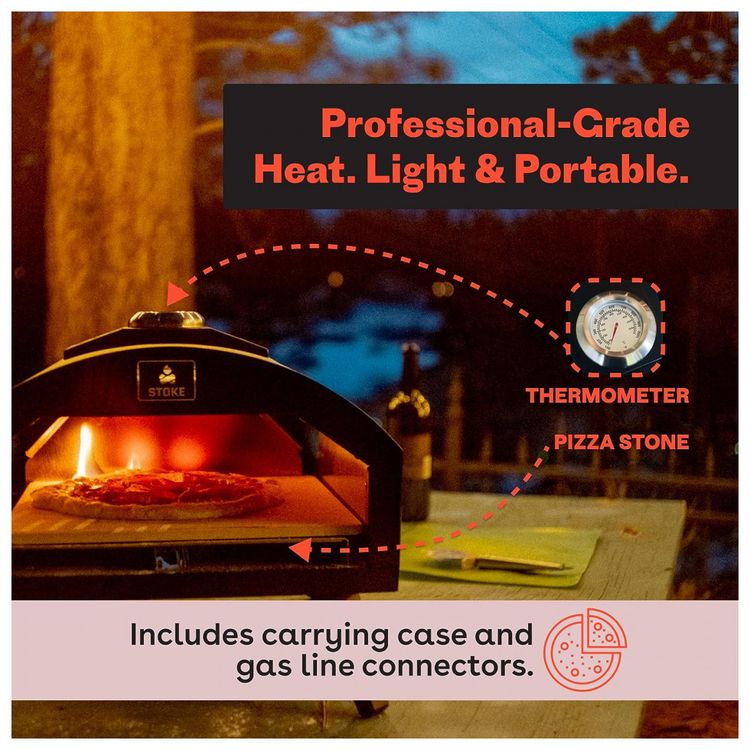Stoke-Forno-de-Pizza-Portatil-a-Carvao-Pizzas-de-ate-com-foto-3