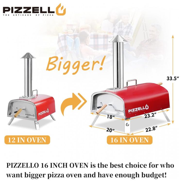 PIZZELL-Forno-de-Pizza-a-Gas-com-Acessorios-Bandeja-foto-2