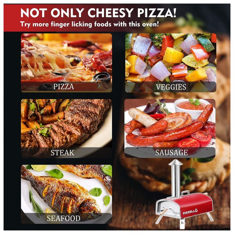 PIZZELL-Forno-de-Pizza-a-Gas-com-Acessorios-Bandeja-foto-5