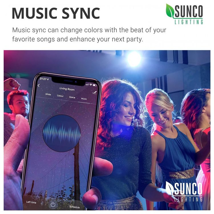 Sunco-Lighting-Lampada-LED-Colorida-Inteligente-Wi-Fi-foto-4