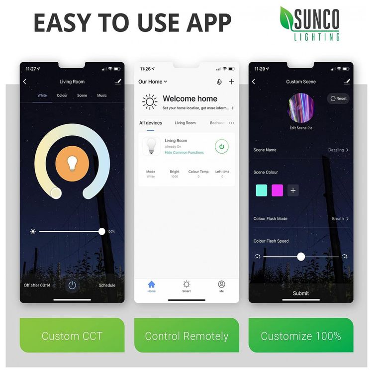 Sunco-Lighting-Lampada-LED-Colorida-Inteligente-Wi-Fi-foto-5