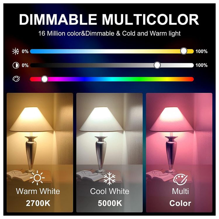 Lampada-LED-Colorida-Inteligente-Wi-Fi-Controle-de-Voz-foto-1