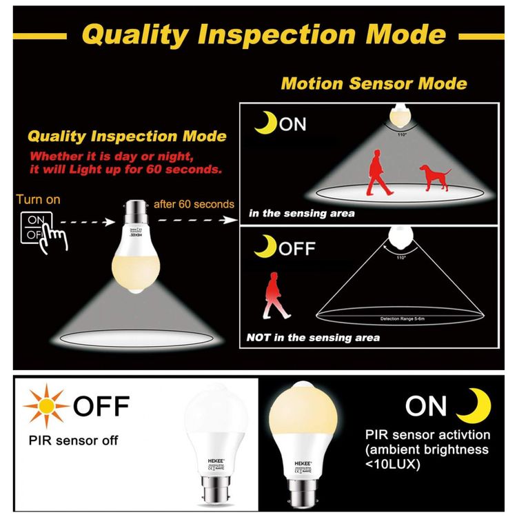 Motion-Lampada-LED-Sensor-de-Movimento-810LM-9W-2-Un-foto-1