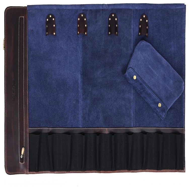 AARON-LEATHER-GOODS-VENDIMIA-ESTILO-Estojo-Bolsa-Portatil-foto-2