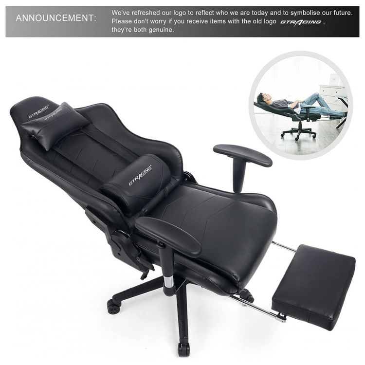 Gtracing-Cadeira-Gamer-Ergonomica-Ajustavel-com-Apoio-para-foto-4