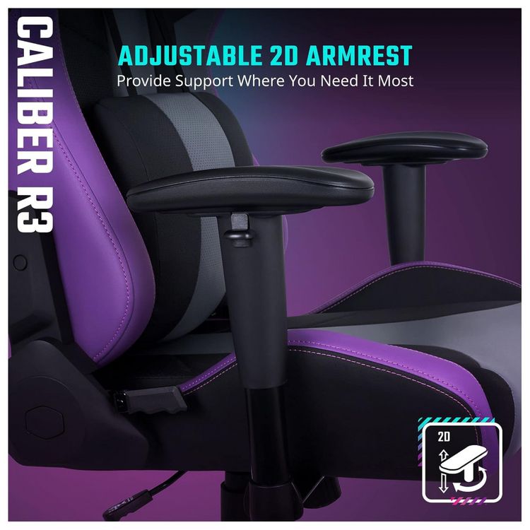 Cooler-Master-Caliber-R2-Cadeira-Gamer-Ergonomica-Ajustavel-foto-4