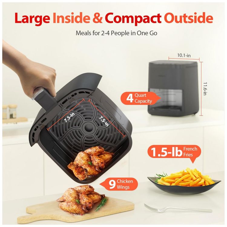 Fritadeira-Eletrica-Airfryer-8-em-1-37L-com-Display-de-foto-3