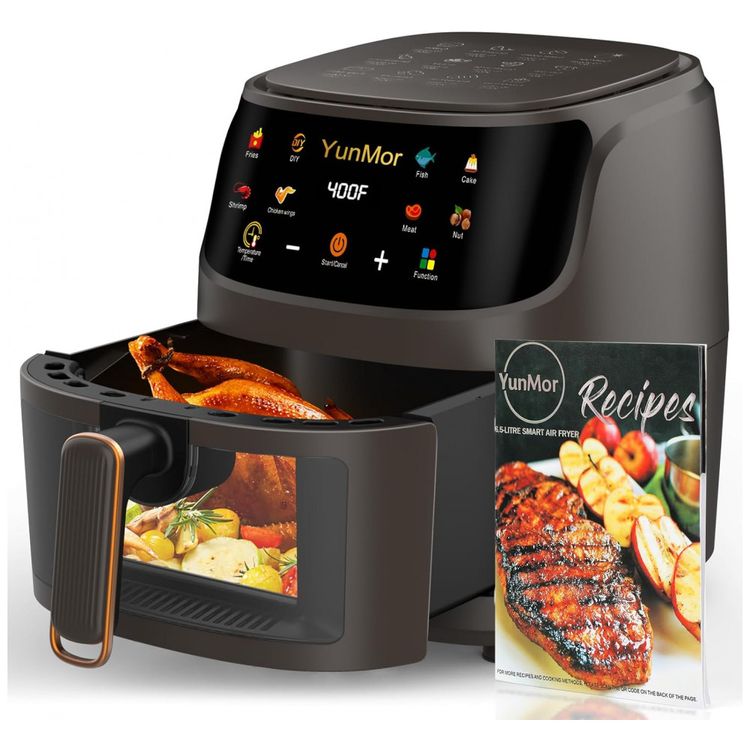 Fritadeira-Eletrica-Airfryer-8-em-1-6L-com-Janela-de-foto-0