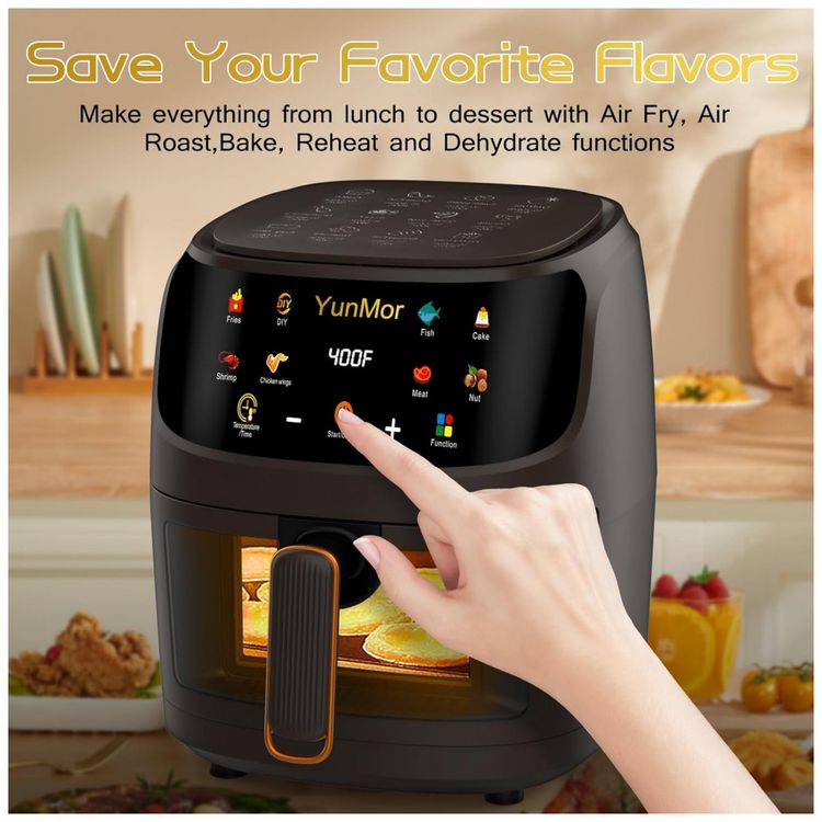 Fritadeira-Eletrica-Airfryer-8-em-1-6L-com-Janela-de-foto-1