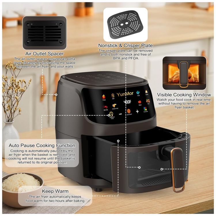 Fritadeira-Eletrica-Airfryer-8-em-1-6L-com-Janela-de-foto-3