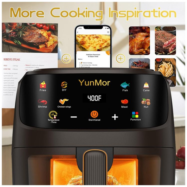 Fritadeira-Eletrica-Airfryer-8-em-1-6L-com-Janela-de-foto-4