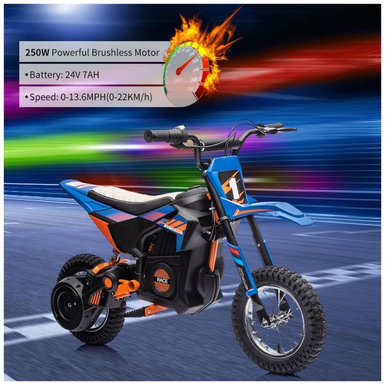 Moto-Eletrica-Infantil-Off-Road-a-Bateria-24V-Motor-250W-foto-1