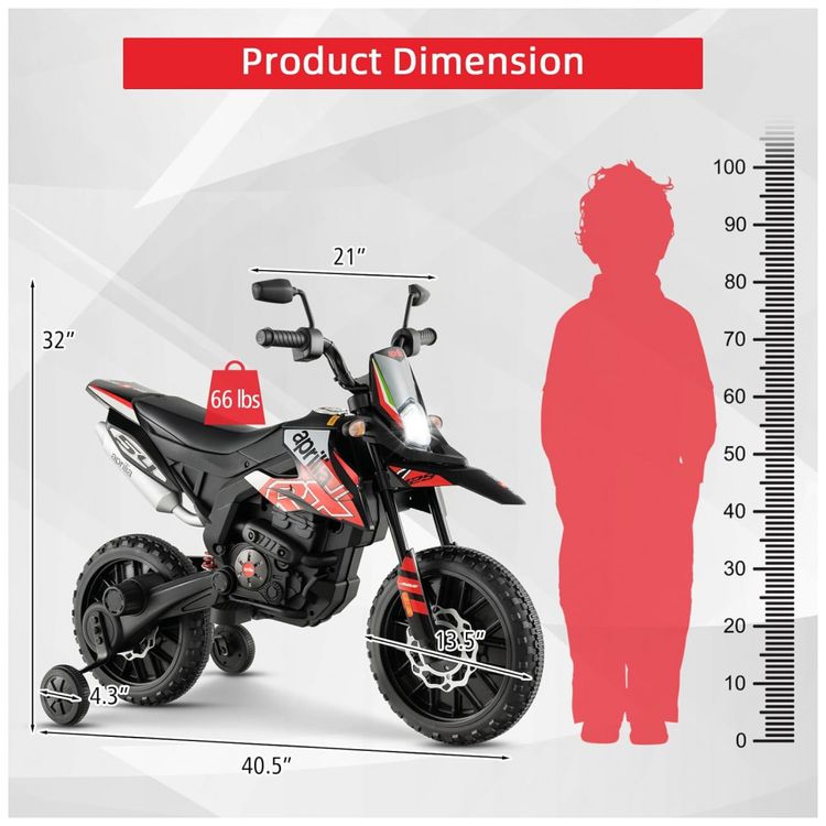 Moto-Eletrica-Infantil-a-Bateria-12V-com-Rodinhas-Suspensao-foto-5