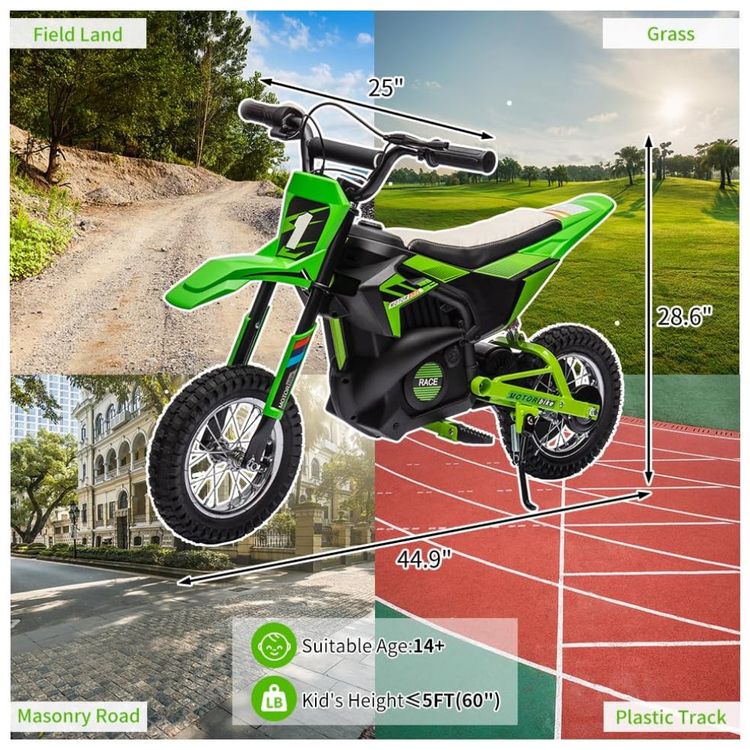 Moto-Eletrica-Off-Road-Infantil-a-Bateria-24V-com-Motor-de-foto-4