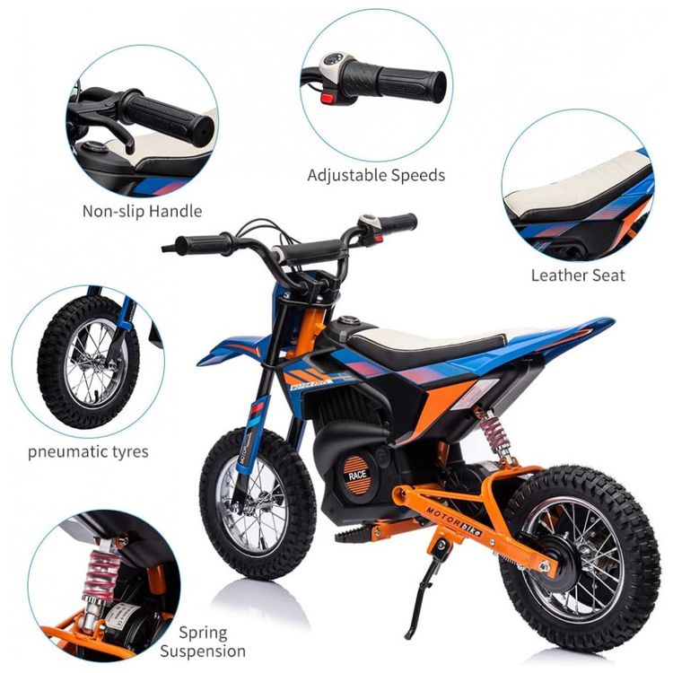 Moto-Eletrica-Off-Road-Infantil-a-Bateria-24V-com-Motor-de-foto-1