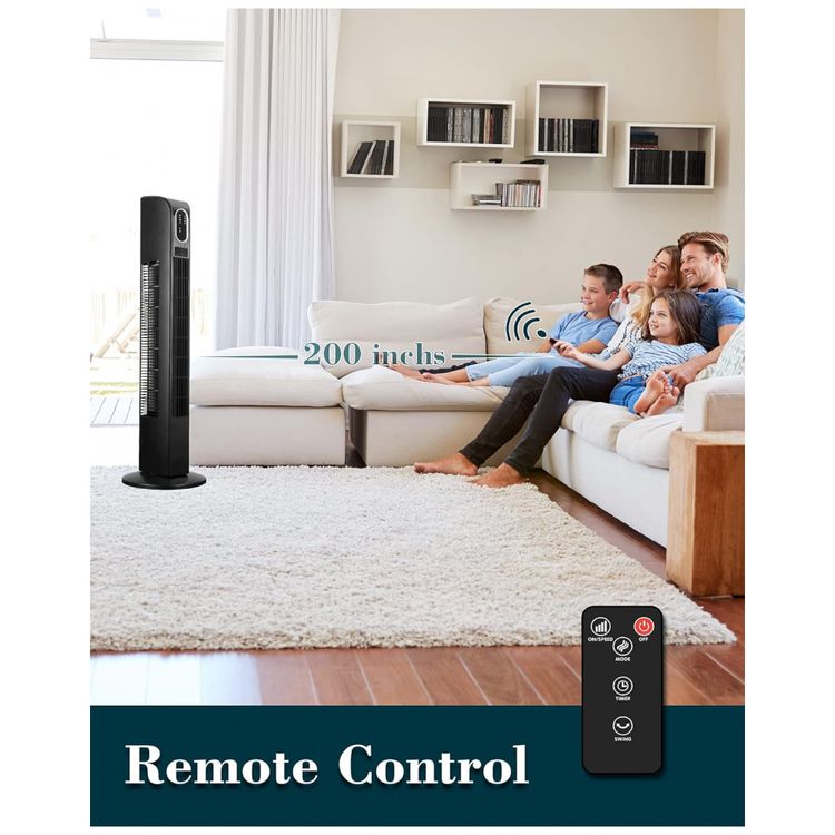 Ventilador-de-Torre-com-Controle-Remoto-3-Modos-e-Modo-foto-2