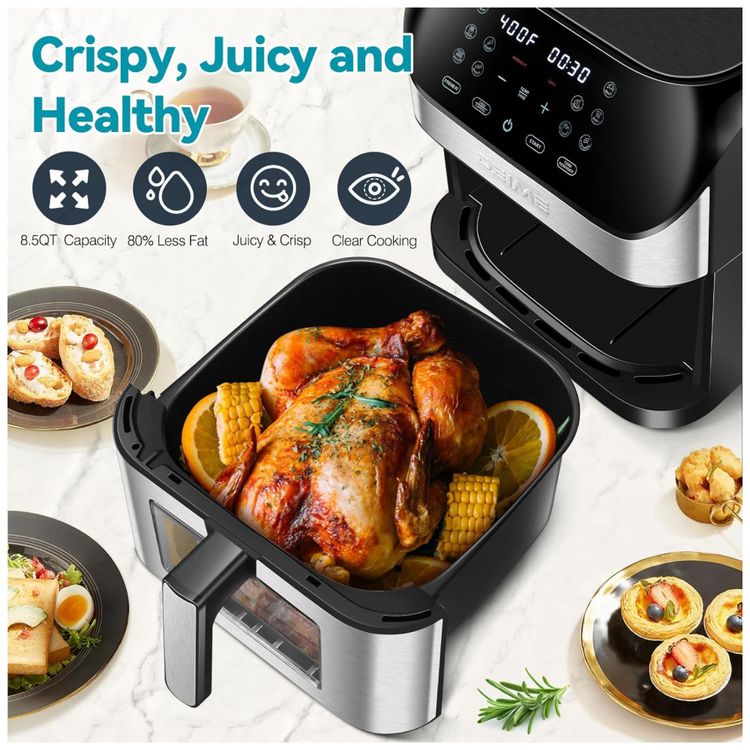Fritadeira-Eletrica-Air-Fryer-8-Litros-com-10-Predefinicoes-foto-3