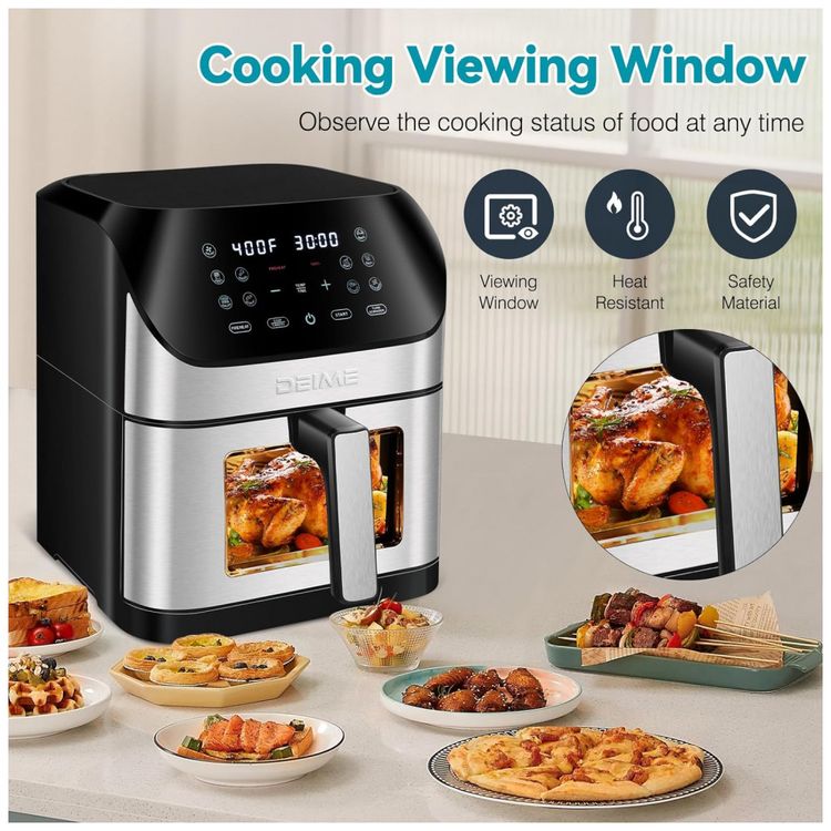 Fritadeira-Eletrica-Air-Fryer-8-Litros-com-10-Predefinicoes-foto-4