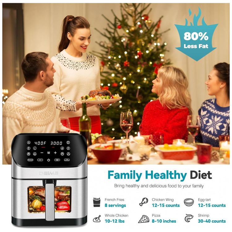Fritadeira-Eletrica-Air-Fryer-8-Litros-com-10-Predefinicoes-foto-5