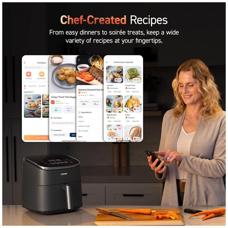 Fritadeira-Eletrica-Air-Fryer-6-Litros-com-9-Funcoes-e-5-foto-4