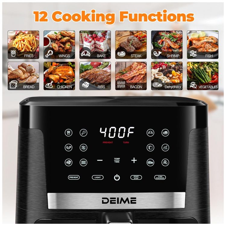 Fritadeira-Eletrica-Air-Fryer-7-Litros-com-12-Predefinicoes-foto-1