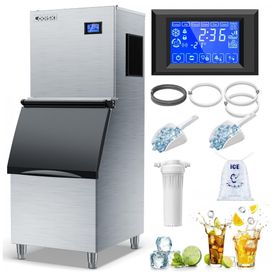 Maquina-de-Gelo-Profissional-Produz-158-em-24H-com-Cubos-foto-0