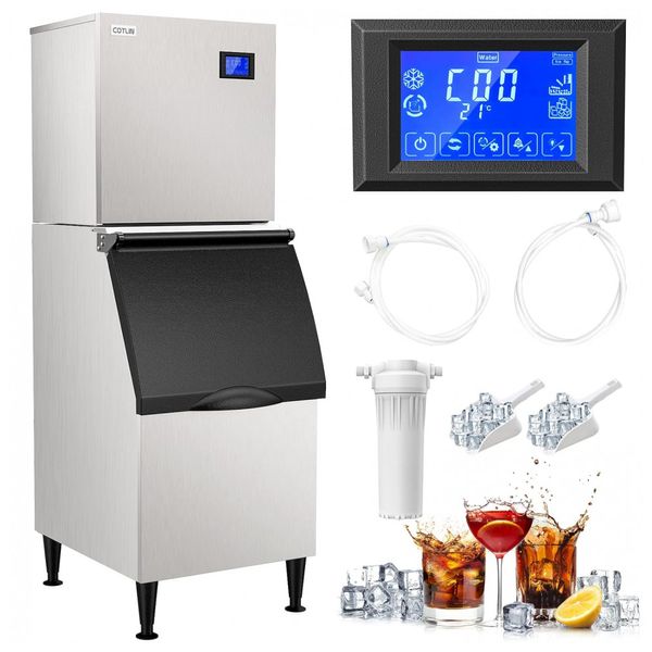 Maquina-de-Gelo-Profissional-Produz-181-KG-em-24H-Cubos-foto-0