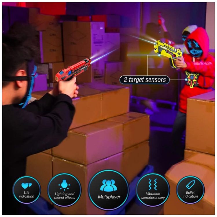 Pistola-Infantil-com-Laser-Infravermelho-e-Colete-foto-2