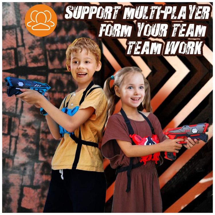 Pistola-Infantil-com-Laser-Infravermelho-e-Colete-para-4-foto-2
