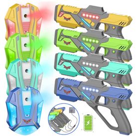 Pistola-Infantil-com-Laser-Infravermelho-e-Colete-foto-0