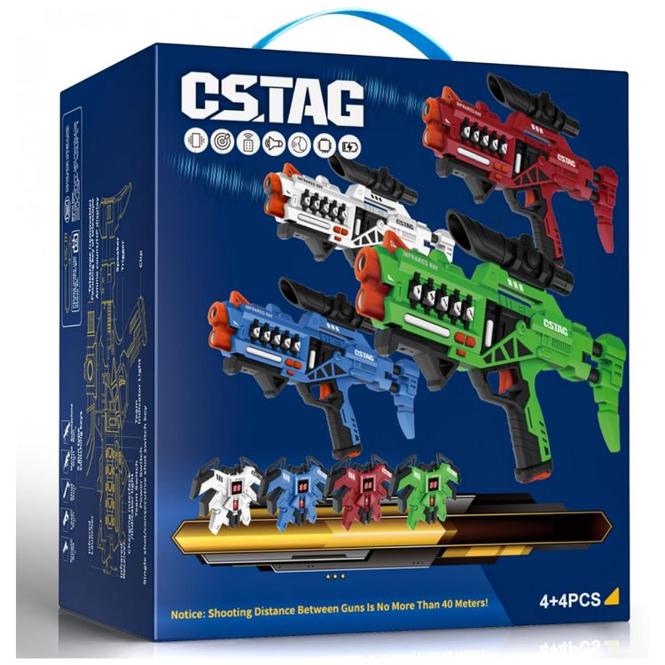 Pistola-Infantil-com-Laser-Infravermelho-e-Colete-foto-5