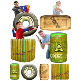 Obstaculos-Inflaveis-para-Paintball-com-8-Pecas-Skywin-foto-0