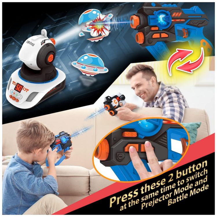 Pistola-Infantil-com-Laser-Infravermelho-e-Projetor-para-2-foto-4