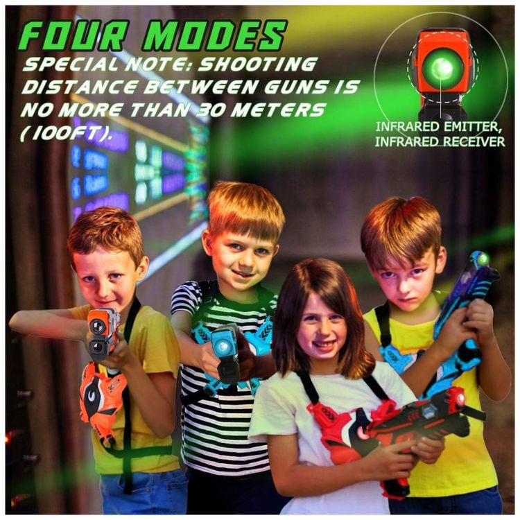 Pistola-Infantil-com-Laser-Infravermelho-e-Colete-para-2-foto-3