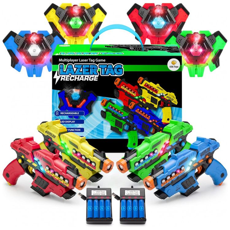 Pistola-Infantil-com-Laser-Infravermelho-4pk-Colete-e-2-foto-0