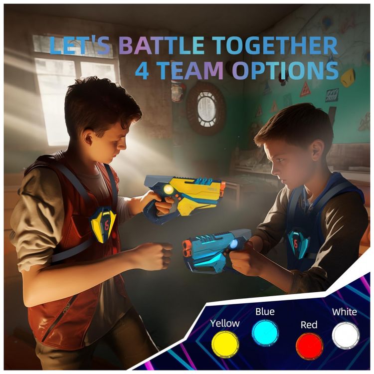 Pistola-Infantil-com-Laser-Infravermelho-e-Colete-para-4-foto-3