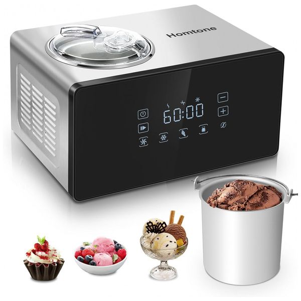 Maquina-de-Sorvete-Automatica-15L-com-Compressor-4-Modos-e-foto-0