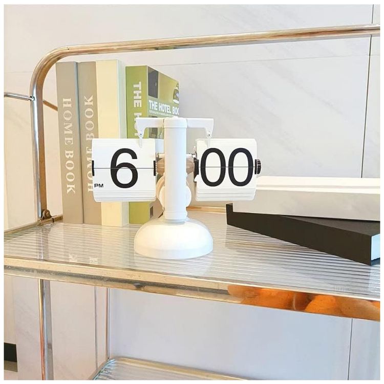 Relogio-de-Mesa-Retro-Flip-Decorativo-Operado-por-Engrenagem-foto-2