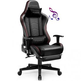 Cadeira-Gamer-Ergonomica-Ajustavel-com-Apoio-para-os-Pes-e-foto-0