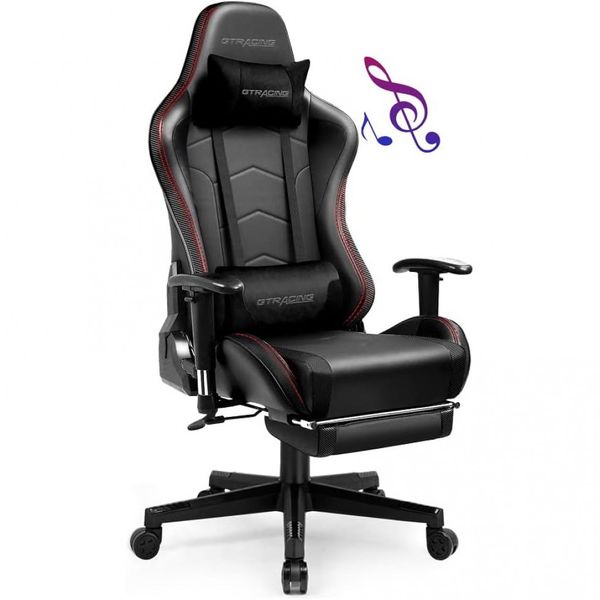 Cadeira-Gamer-Ergonomica-Ajustavel-com-Apoio-para-os-Pes-e-foto-0