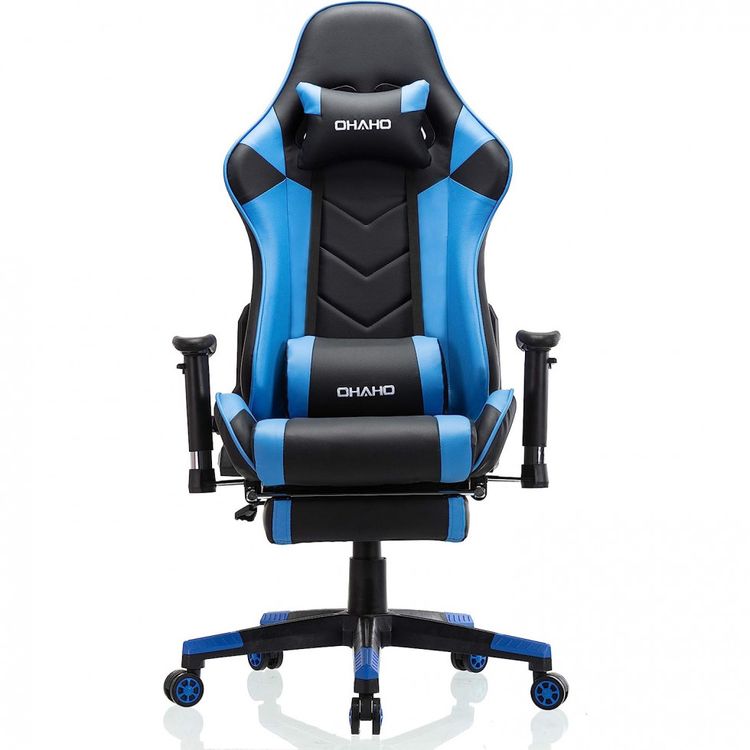 Cadeira-Gamer-Ergonomica-Giratoria-Ajustavel-com-Apoio-para-foto-1