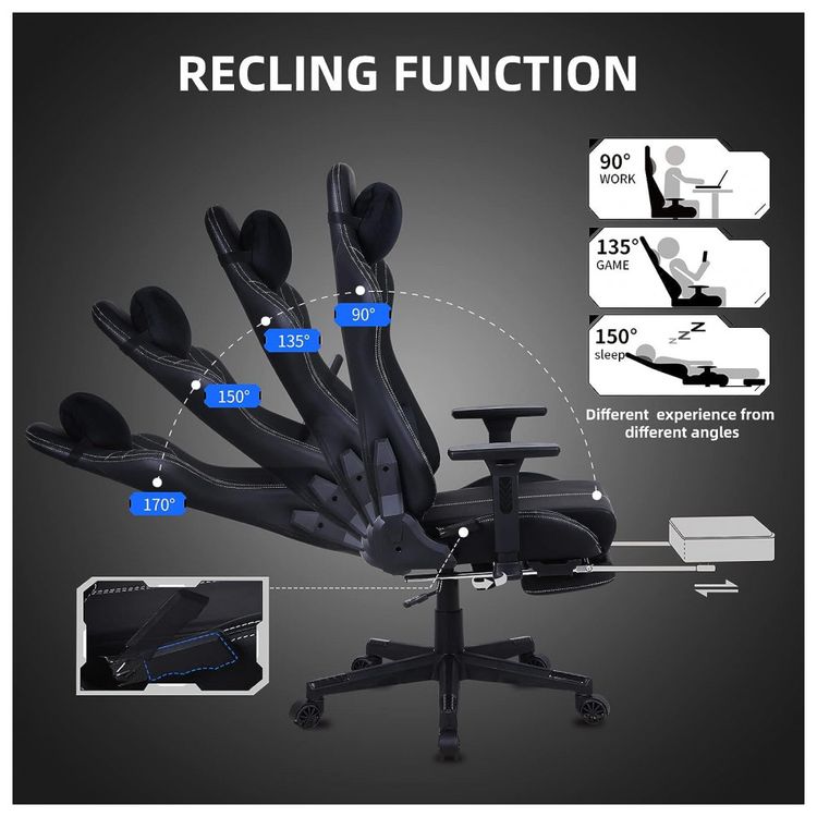 Nokaxus-Cadeira-Gamer-Ergonomica-Giratoria-Ajustavel-com-foto-2