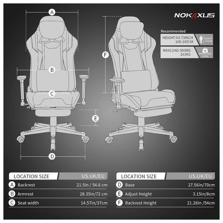 Nokaxus-Cadeira-Gamer-Ergonomica-Giratoria-Ajustavel-com-foto-3