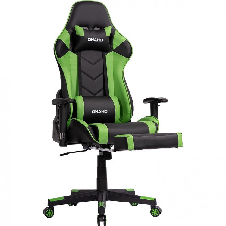 Cadeira-Gamer-Ergonomica-Giratoria-Ajustavel-com-Apoio-para-foto-0
