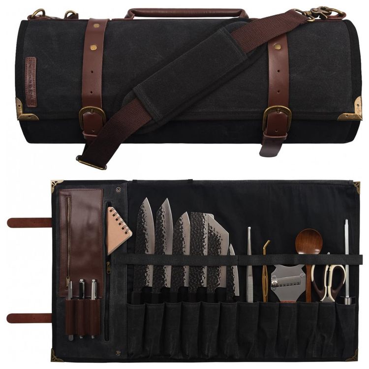 Manjushri-Estojo-Bolsa-Portatil-para-Facas-com-12-Slots-foto-0