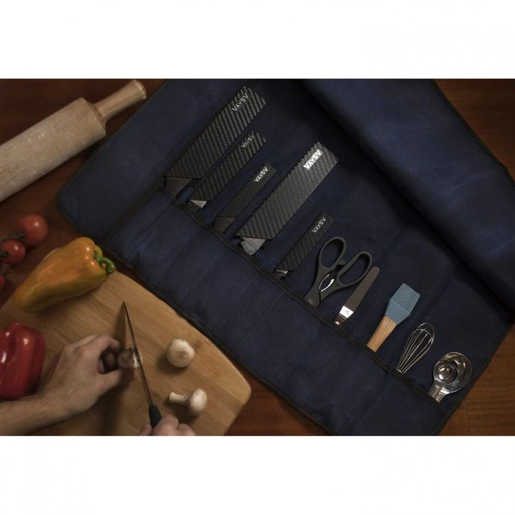 Asaya-Estojo-Bolsa-Portatil-para-Facas-com-10-Slots-Facas-foto-5