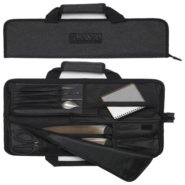 Asaya-Estojo-Bolsa-Portatil-para-Facas-com-12-Slots-Facas-foto-0