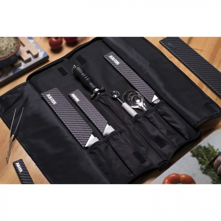 Asaya-Estojo-Bolsa-Portatil-para-Facas-com-12-Slots-Facas-foto-3